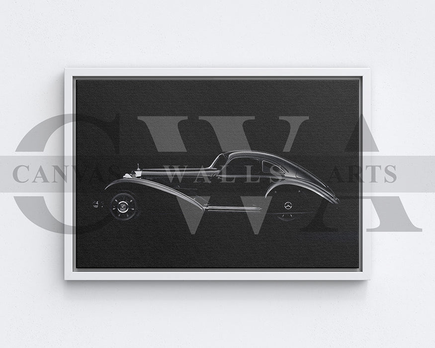 Mercedes-Benz 540K Special Roadster Canvas Wall Art Car Poster Print