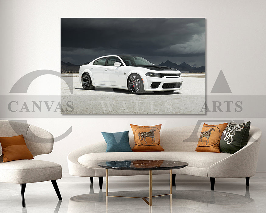 Dodge Charger SRT Canvas Wall Art Muscle Car Poster Print