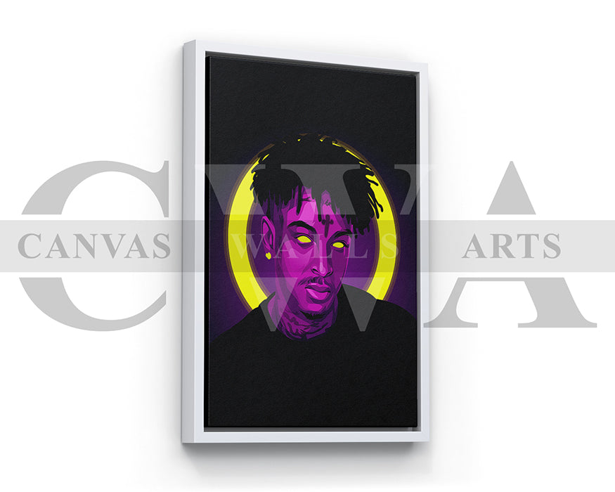 21 Savage Canvas Wall Art