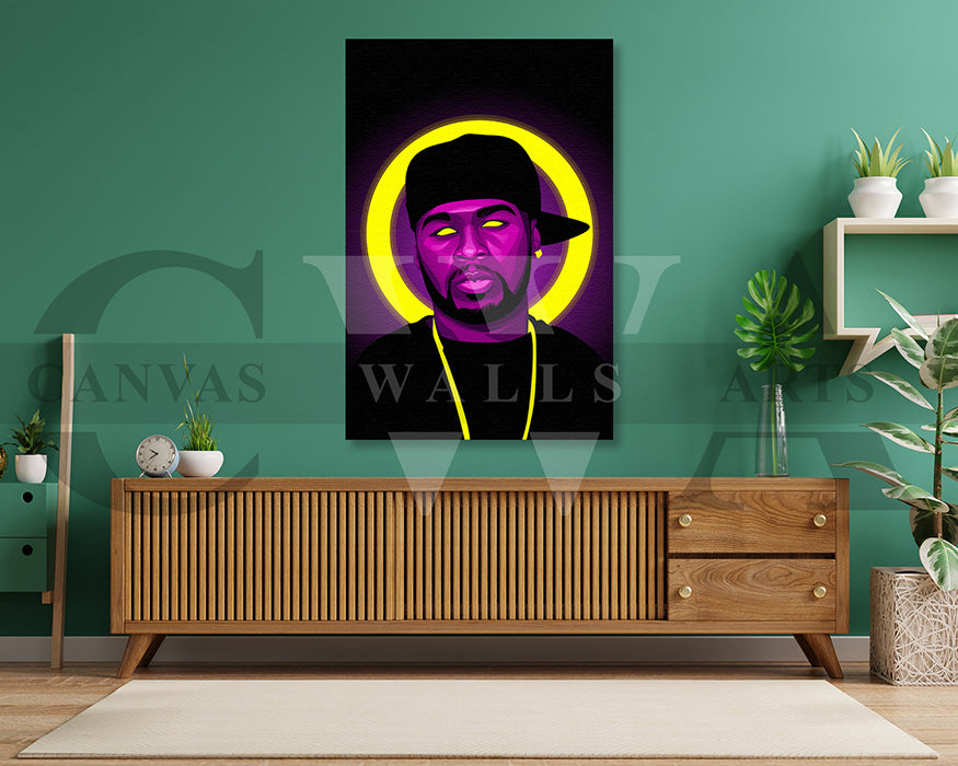 50 Cent Canvas Wall Art