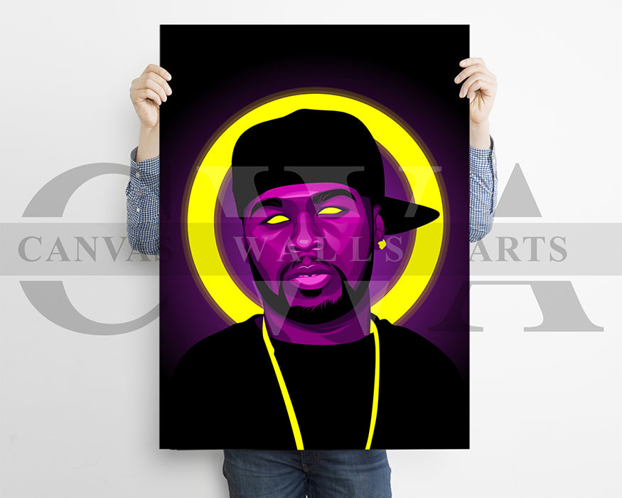 50 Cent Canvas Wall Art
