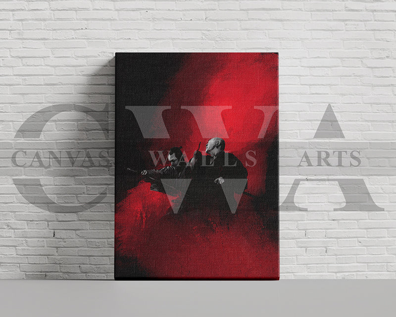 7 Samurai Canvas Wall Art