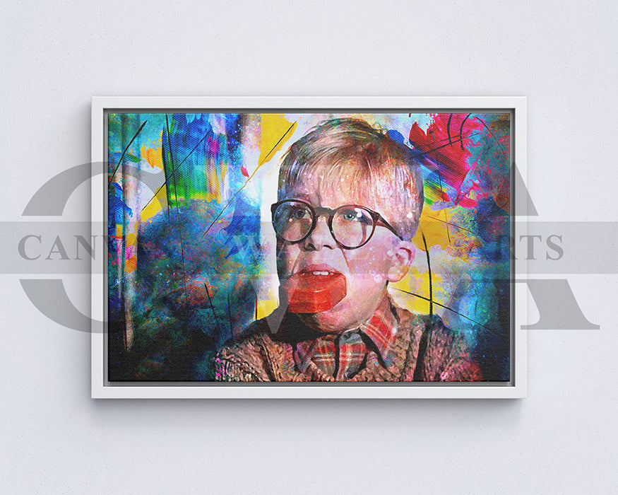 A Christmas Story Wall Art Canvas Wall Art Movie Poster