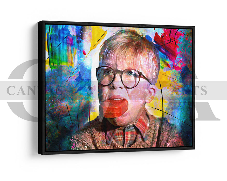 A Christmas Story Wall Art Canvas Wall Art Movie Poster