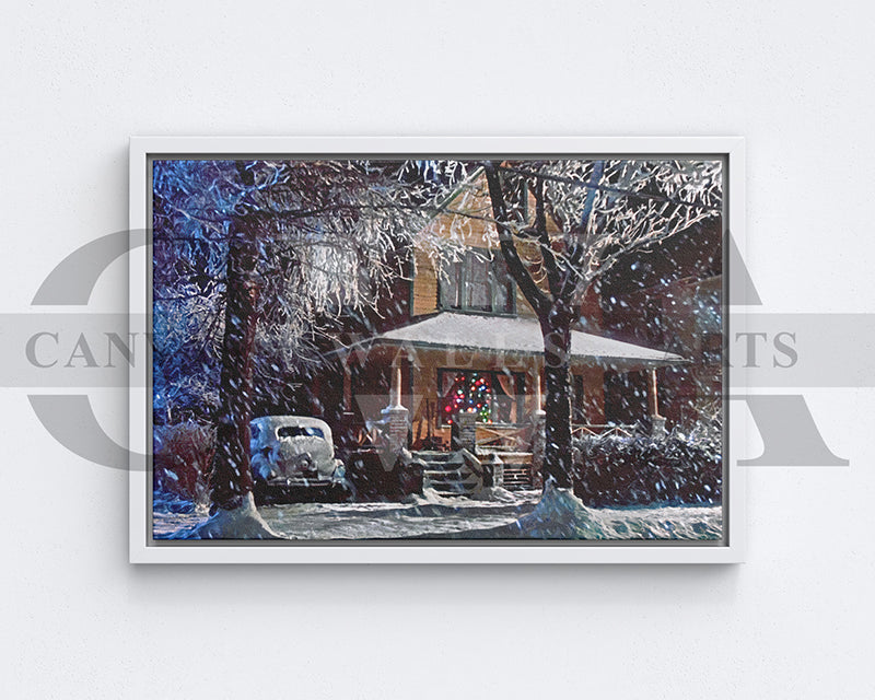 A Christmas Story Wall Art Canvas Wall Art Movie Oil Painting Canvas Print