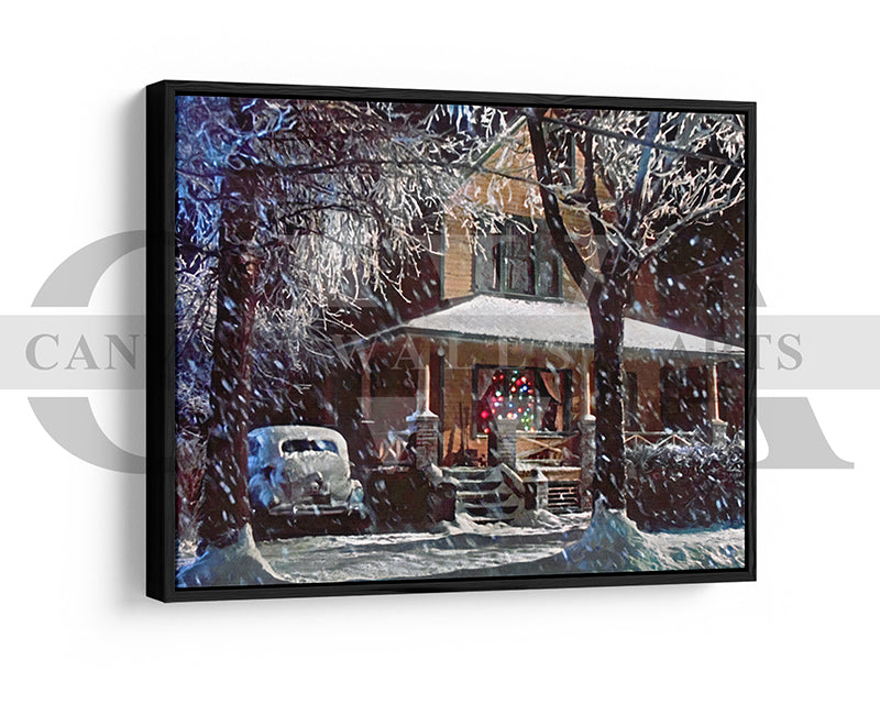 A Christmas Story Wall Art Canvas Wall Art Movie Oil Painting Canvas Print