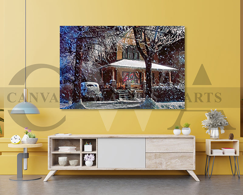 A Christmas Story Wall Art Canvas Wall Art Movie Oil Painting Canvas Print