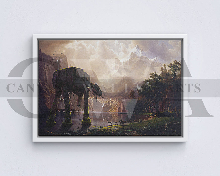 AT-AT Walker Canvas Wall Art Abstract Movie Poster Print