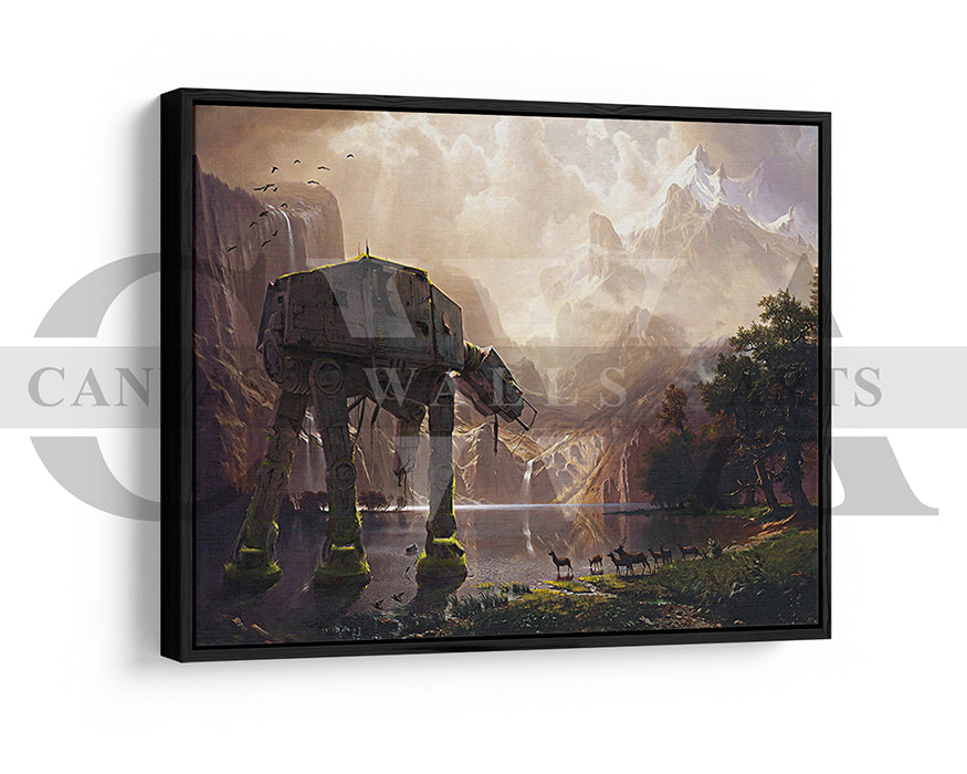 AT-AT Walker Canvas Wall Art Abstract Movie Poster Print