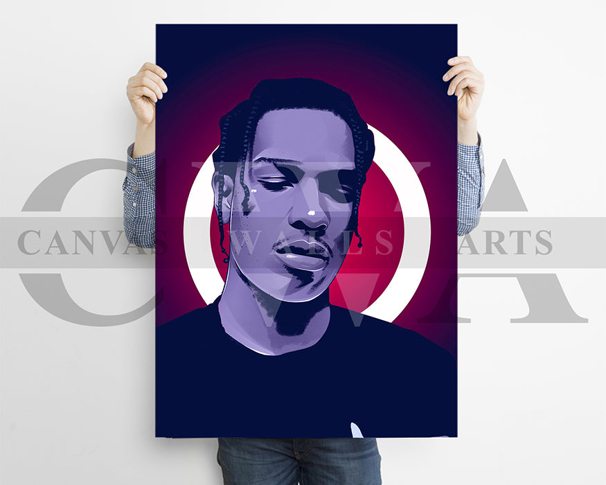 A$AP Rocky Canvas Wall Art