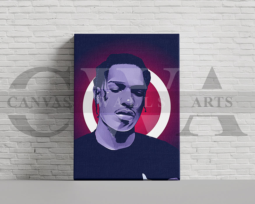 A$AP Rocky Canvas Wall Art