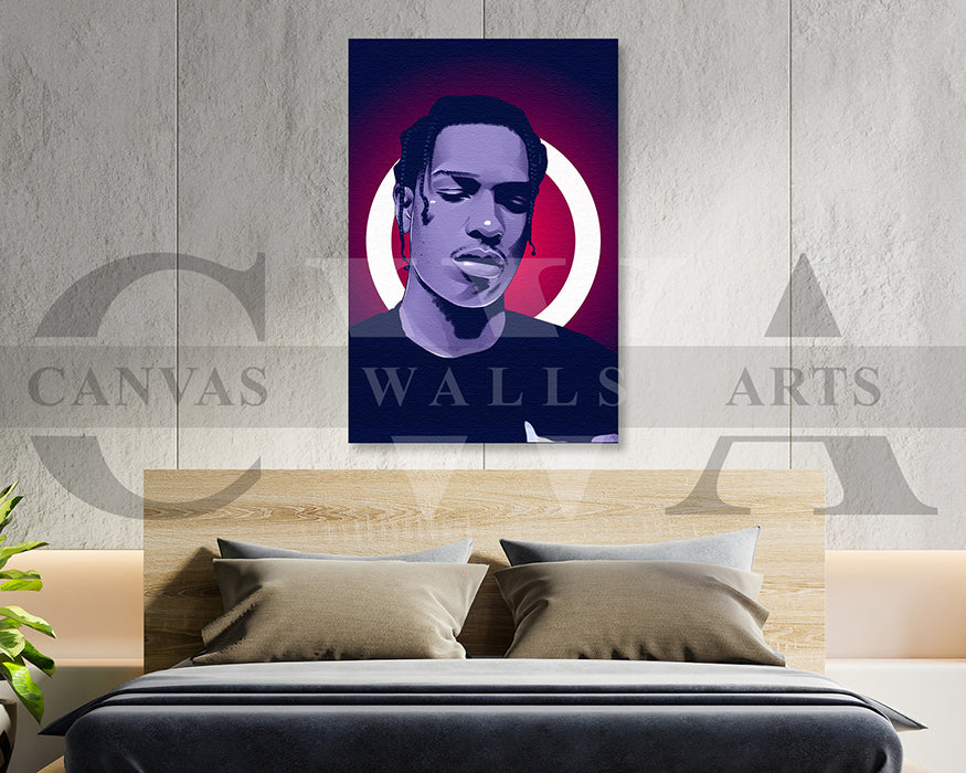 A$AP Rocky Canvas Wall Art
