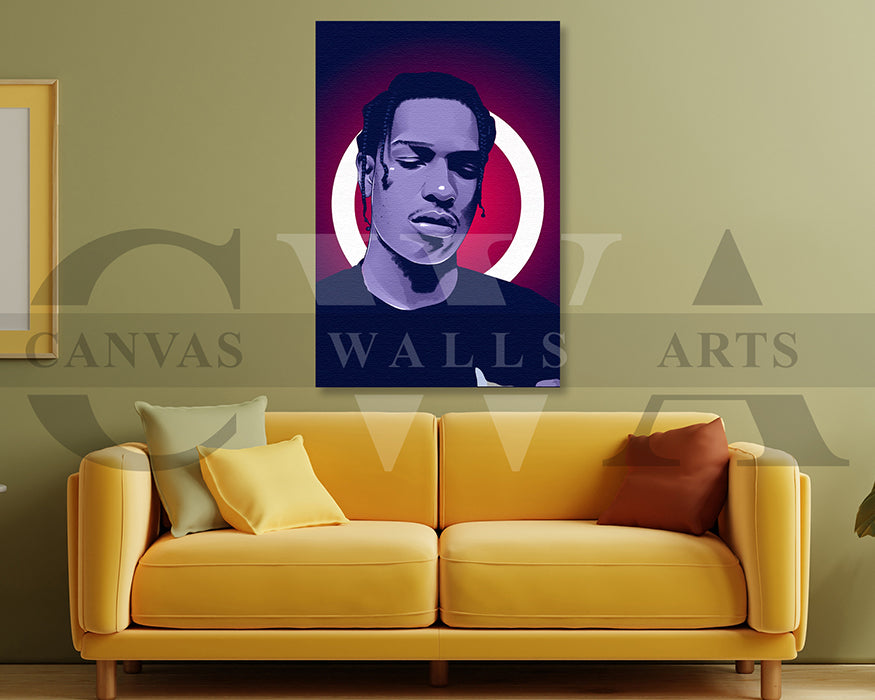 A$AP Rocky Canvas Wall Art