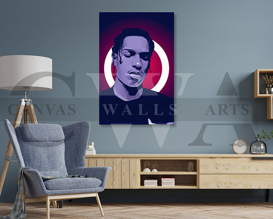 A$AP Rocky Canvas Wall Art