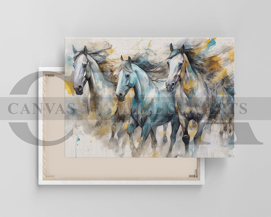 Abstract Horse Painting Canvas Wall Art