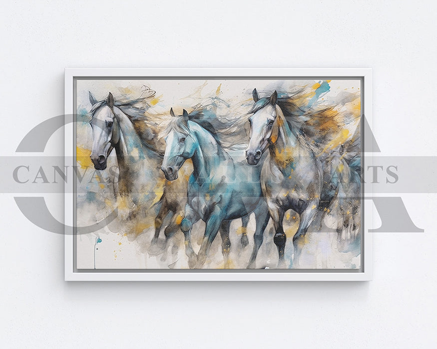 Abstract Horse Painting Canvas Wall Art