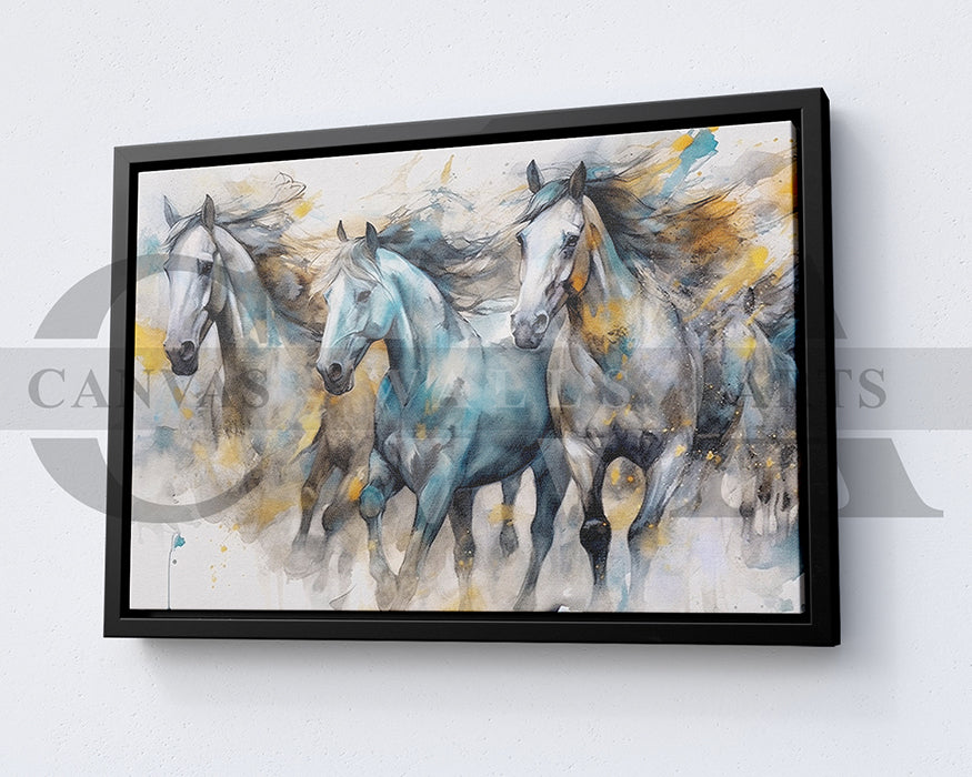 Abstract Horse Painting Canvas Wall Art