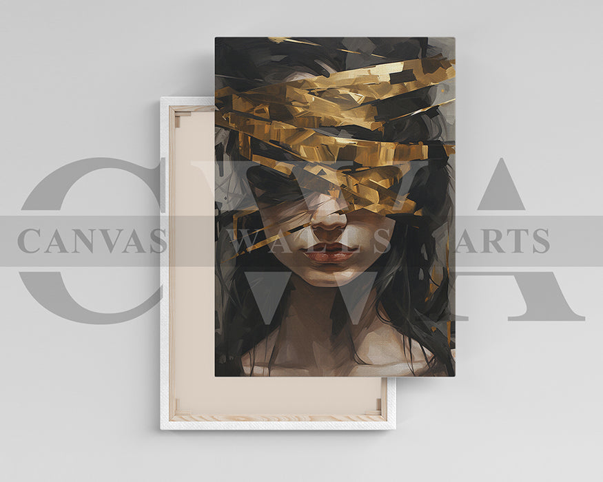 Abstract Painting Woman Wall Art