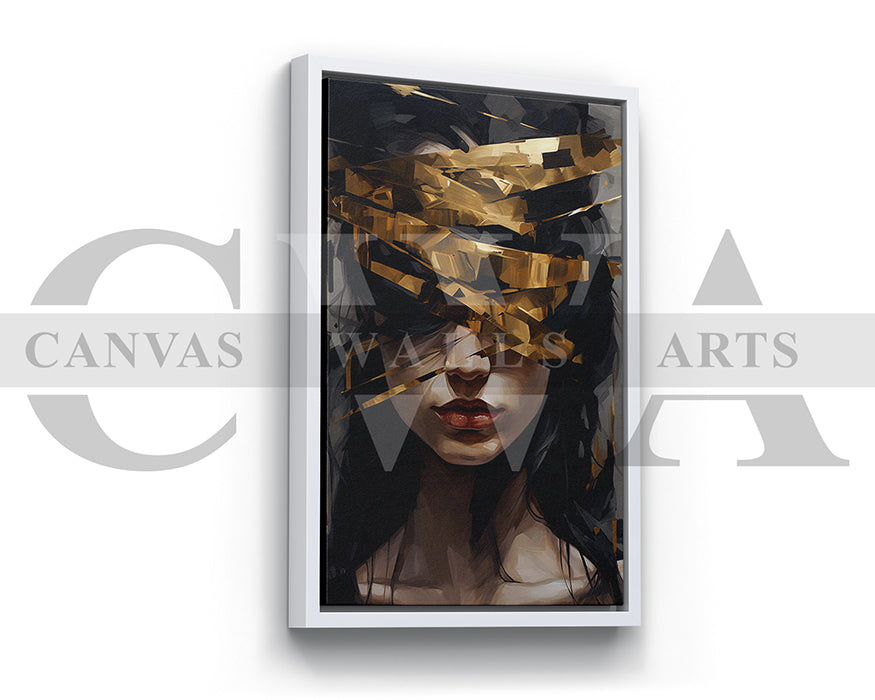 Abstract Painting Woman Wall Art