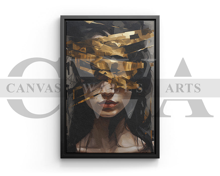Abstract Painting Woman Wall Art