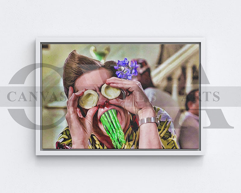 Ace Ventura Fruit Face Canvas Wall Art Movie Oil Painting Canvas Print