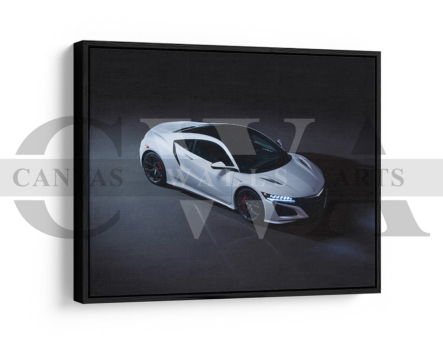 Acura NSX Canvas Wall Art Sport Car Poster Print