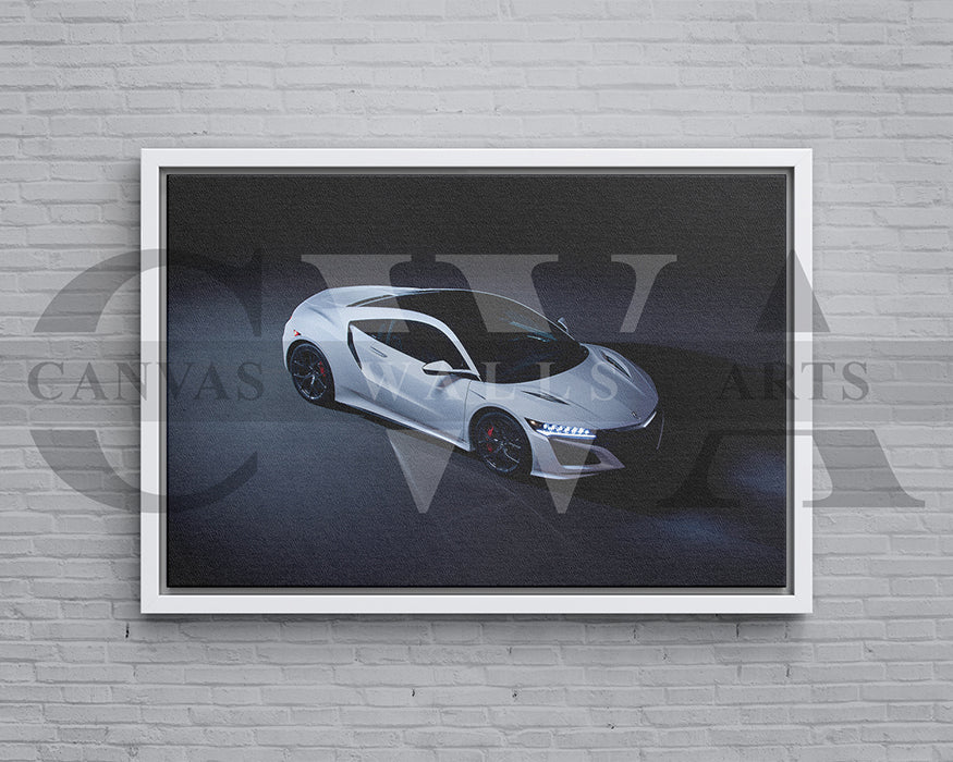 Acura NSX Canvas Wall Art Sport Car Poster Print