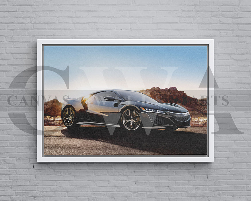 Acura NSX Canvas Wall Art Sport Car Poster Prints