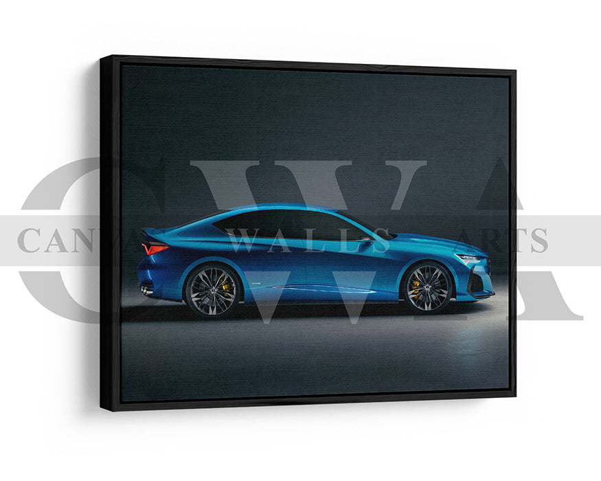 Acura Type S Canvas Wall Art Car Poster Prints