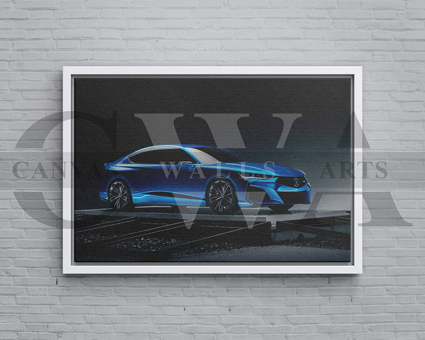 Acura Type S Canvas Wall Art Car Poster Print