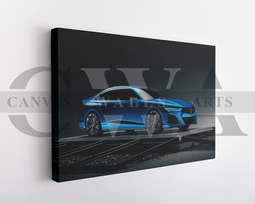 Acura Type S Canvas Wall Art Car Poster Print