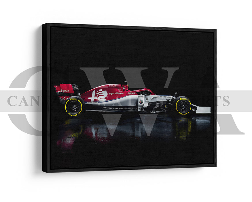 Alfa Romeo C38 Canvas Wall Art Racing Car Poster Prints