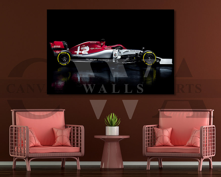 Alfa Romeo C38 Canvas Wall Art Racing Car Poster Prints