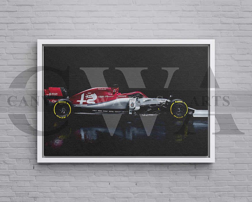 Alfa Romeo C38 Canvas Wall Art Racing Car Poster Prints