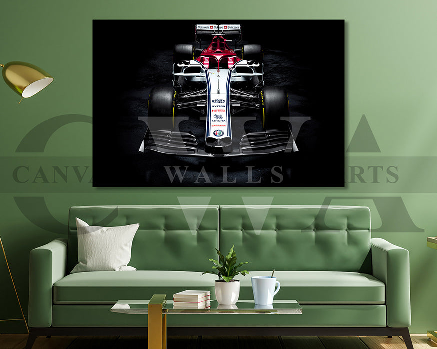 Alfa Romeo C38 Canvas Wall Art Racing Car Poster Print