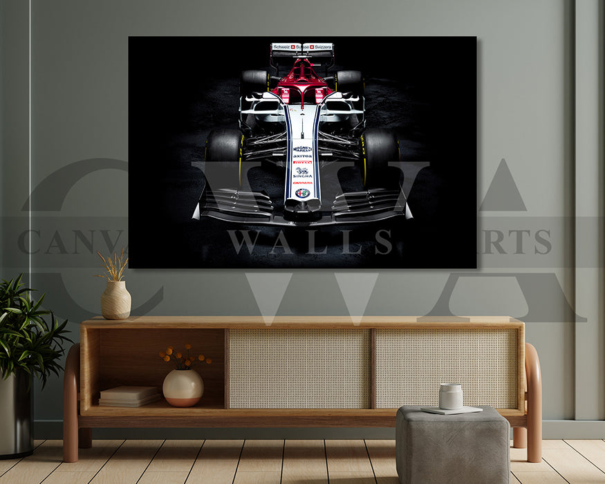 Alfa Romeo C38 Canvas Wall Art Racing Car Poster Print