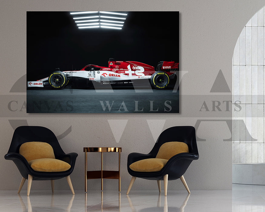 Alfa Romeo C38 Canvas Wall Art Car Poster Print