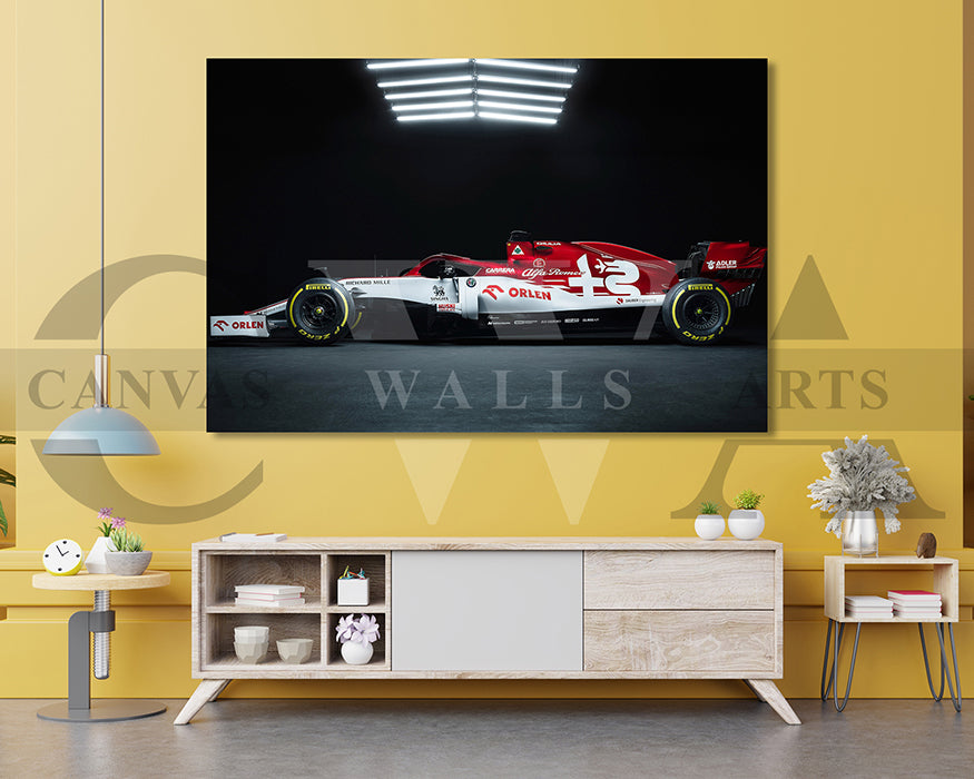 Alfa Romeo C38 Canvas Wall Art Car Poster Print