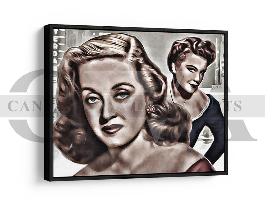 All About Eve Canvas Wall Art Abstract Movie Poster Print