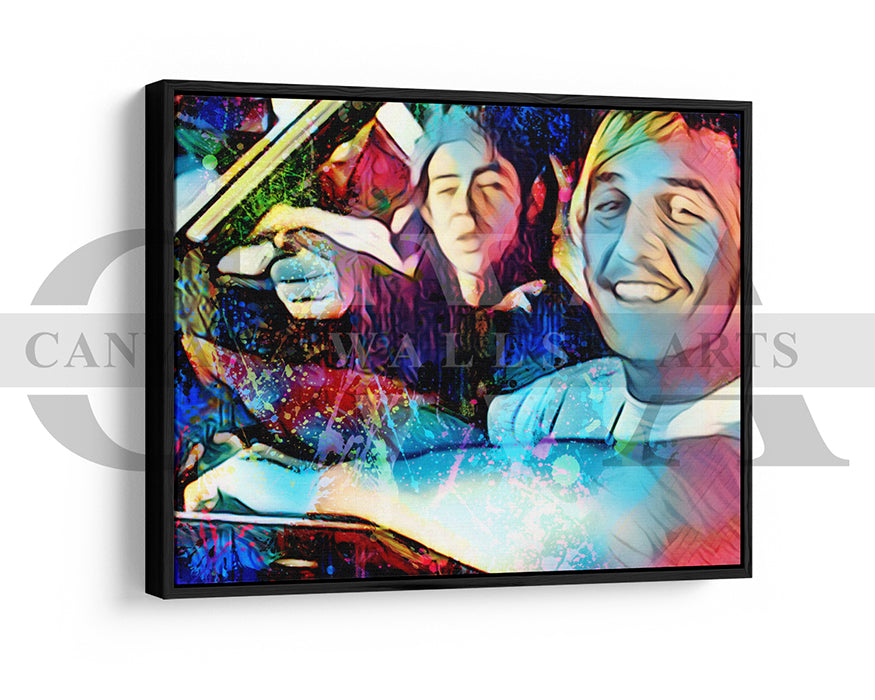 Alright Alright Alright Canvas Wall Art Abstract Movie Poster Print
