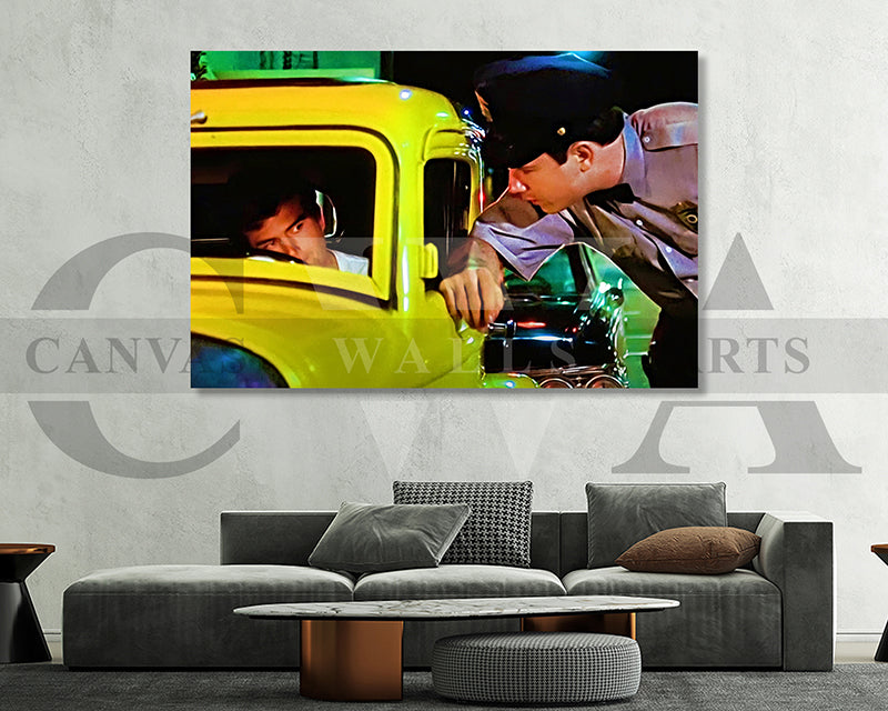 American Graffiti Canvas Wall Art Movie Oil Painting Canvas Print