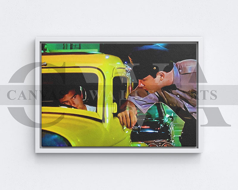 American Graffiti Canvas Wall Art Movie Oil Painting Canvas Print