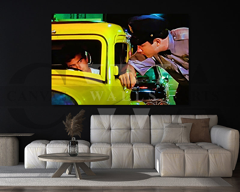American Graffiti Canvas Wall Art Movie Oil Painting Canvas Print