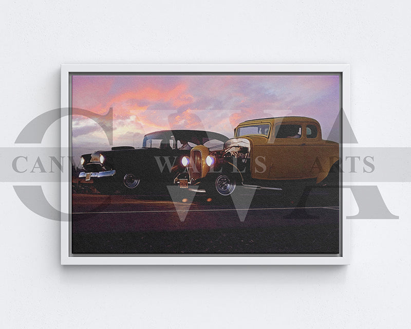 American Graffiti Canvas Wall Art Movie Oil Painting Canvas Print