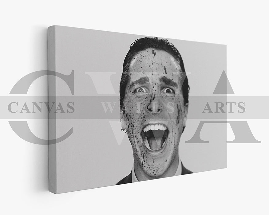 American Psycho Canvas Wall Art Movie Poster Print