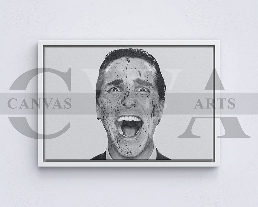 American Psycho Canvas Wall Art Movie Poster Print