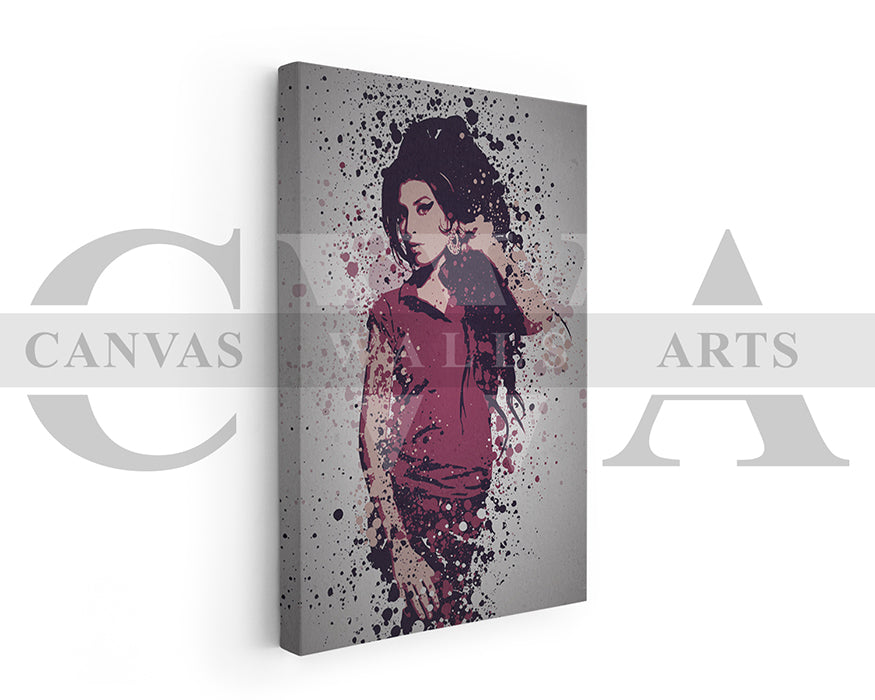 Amy Winehouse Canvas Wall Art