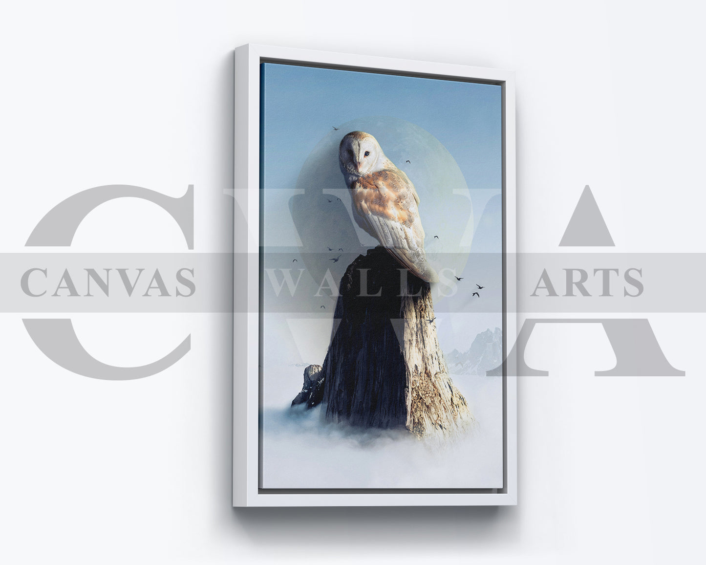 Ancestral Owl Canvas Wall Art