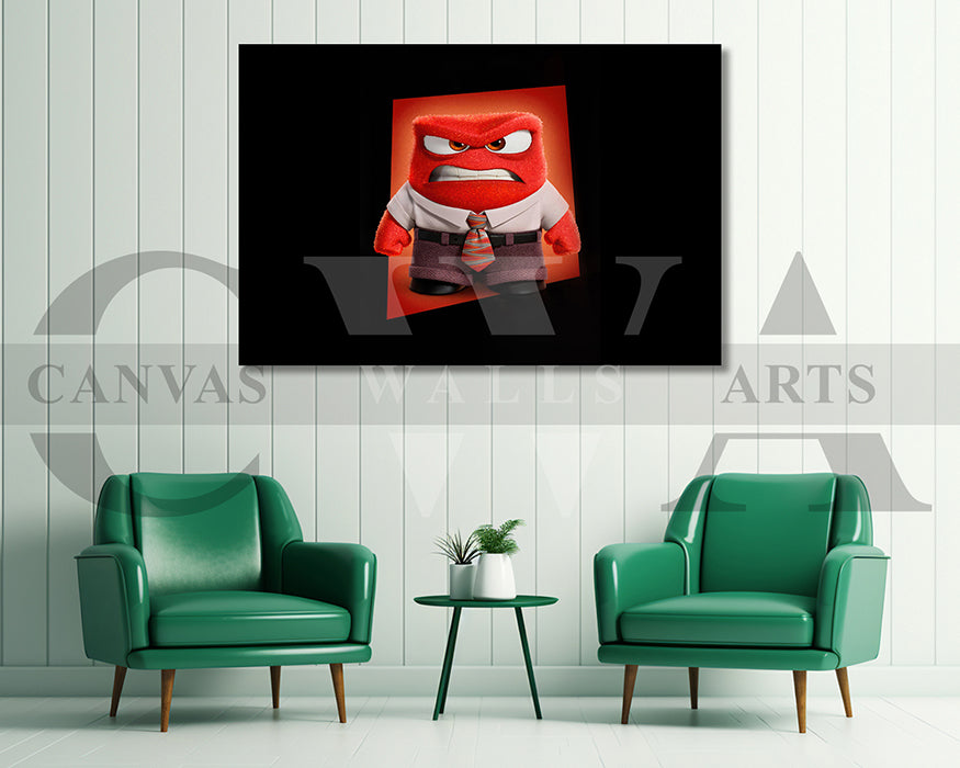 Anger Canvas Wall Art