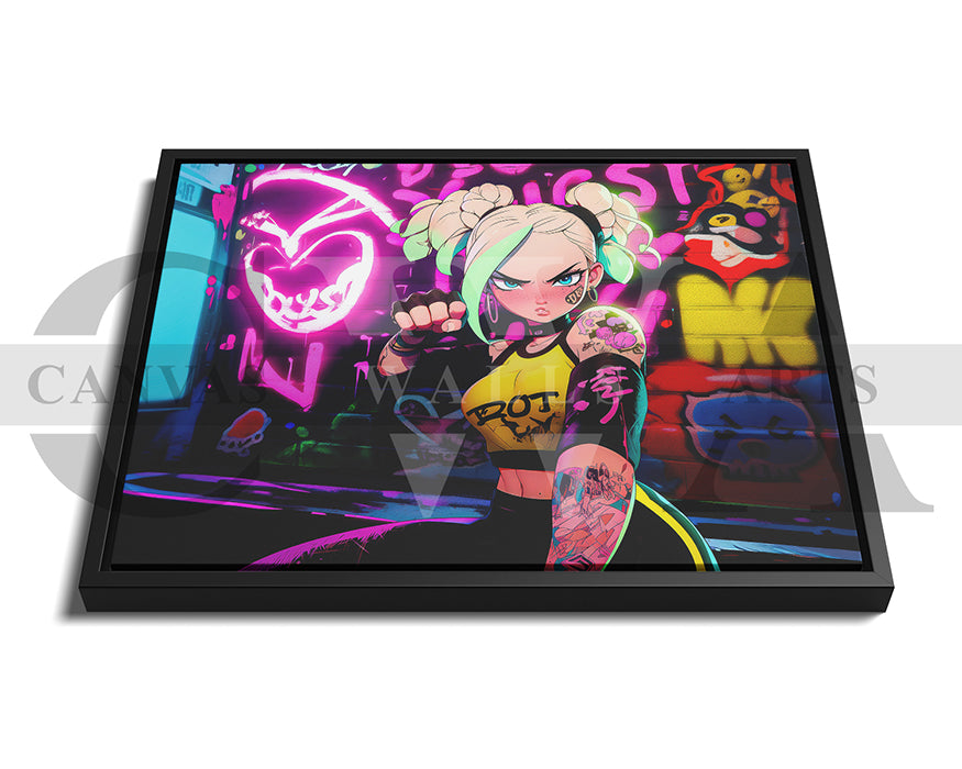 Anime Girl Canvas Wall Art